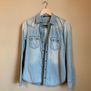 Zara denim shirt